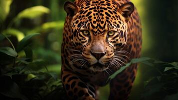 ai gerado jaguar Alto qualidade imagem foto