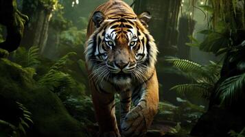 ai gerado tigre Alto qualidade imagem foto