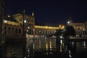 praça de espana dentro sevilla foto