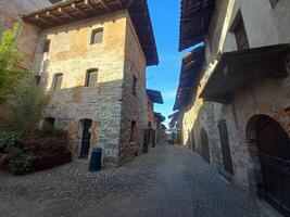 Ricetto vila medieval em candelo foto