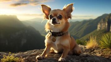 ai gerado chihuahua Alto qualidade imagem foto