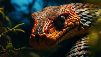 ai gerado cobra Alto qualidade imagem foto