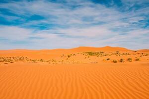 ai gerado deserto panorama fundo foto