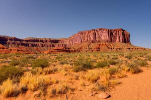 ai gerado deserto panorama fundo foto