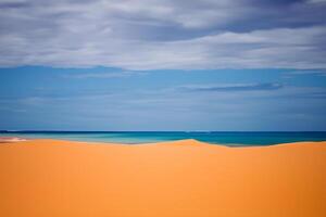 ai gerado deserto panorama fundo foto