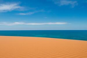 ai gerado deserto panorama fundo foto