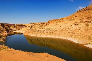 ai gerado deserto panorama fundo foto