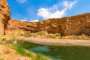 ai gerado deserto panorama fundo foto