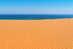 ai gerado deserto panorama fundo foto