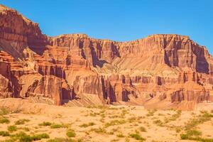 ai gerado deserto panorama fundo foto