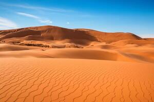 ai gerado deserto panorama fundo foto