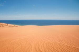 ai gerado deserto panorama fundo foto