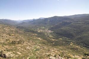 paisagens e trilhas do a lindo natureza do a serra de Cazorla, Jaén, Espanha. natureza período de férias conceito. foto