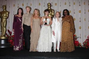 anjelica Huston, tilda Swinton, Penélope cruz, eva marie santo, whoopi goldberg dentro a 81º Academia prêmios pressione quarto às a kodak teatro dentro los anjos, ca em fevereiro 22, 2009 foto