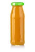 garrafa de suco de laranja foto