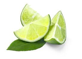 verde Lima citrino fruta foto