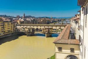 ponte ponte vecchio em florença, itália foto