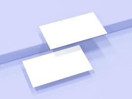 corporativo papelaria conjunto brincar às branco texturizado o negócio cartão papel fundo. foto