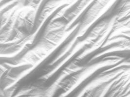 uma visualmente deslumbrante branco pano fundo, perfeitamente tecido para realçar Está intrincado padronizar e suave textura. foto