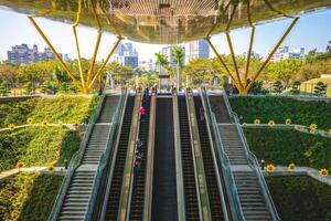 central parque estação dentro kaohsiung, Taiwan foto