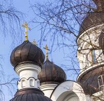 tiro do a cúpulas do a ortodoxo igreja.. religião foto