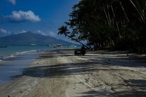 paraíso de praia dentro a Filipinas foto