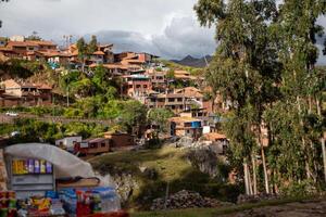 peruano Vizinhança casas foto