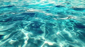 ai gerado volumétrico Projeto dentro lindo turquesa azul água, criando uma deslumbrante visual fascínio, ai gerado. foto