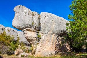 a ciudad encantada encantado cidade geológico local dentro cuenca Espanha foto