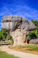 a ciudad encantada encantado cidade geológico local dentro cuenca Espanha foto