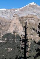 monte perdido dentro ordesa nacional parque, Huesca. Espanha. foto