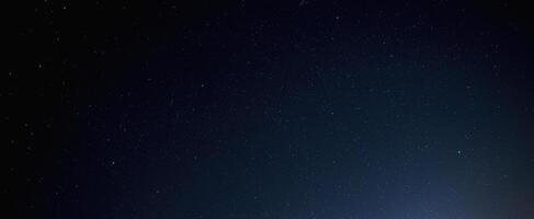 lindo noite céu com Estrela fundo foto