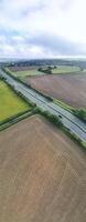 aéreo panorâmico Visão do lindo campo panorama do Bedfordshire, Inglaterra. Unidos reino. foto