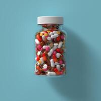 pílulas e cápsulas do medicação foto