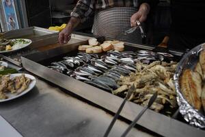 anadolu kavagi fresco peixe restaurante bósforo cruzeiro Peru foto