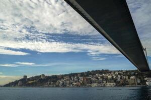 fatih sultão mehmet ponte Visão a partir de Istambul bósforo cruzeiro foto