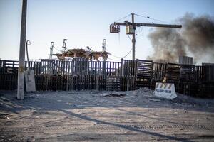 2023 8 14 Peru barricada e fumaça 3 foto