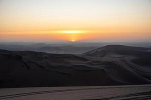 2023 8 13 Peru pôr do sol dentro a deserto 12 foto