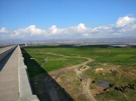 mangla barragem e lago, mirpur, azad Jammu e Caxemira foto