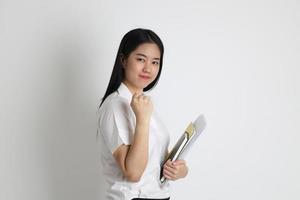 estudante menina asiática foto