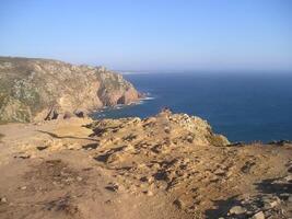 cabo da roca, a mais ocidental ponto do continental Europa foto