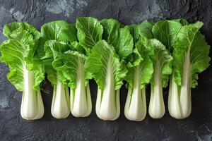 ai gerado bok choy isolado cozinha mesa profissional publicidade Comida fotografia foto