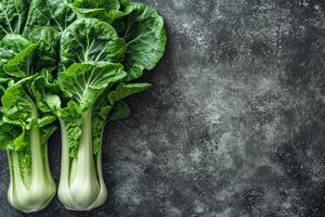 ai gerado bok choy isolado cozinha mesa profissional publicidade Comida fotografia foto