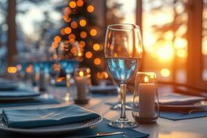 ai gerado jantar mesa com Ramadã vibrações decoração piedosos mês do Ramadã conceito profissional publicidade Comida fotografia foto