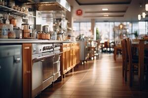 ai gerado diariamente atividade dentro a cozinha profissional publicidade Comida fotografia foto