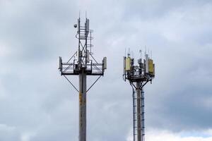 equipamento em célula telefone torres foto