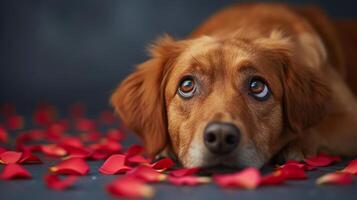 ai gerado com a cativante olhar, elas transmitir amor e lealdade, puxando às cordas do coração sem esforço foto