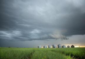 nuvens de tempestade Canadá foto