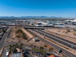 Fénix cidade centro da cidade Horizonte paisagem urbana do Arizona dentro EUA. foto