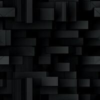 ai gerado Sombrio Preto geométrico rede fundo moderno Sombrio abstrato textura desatado padronizar foto